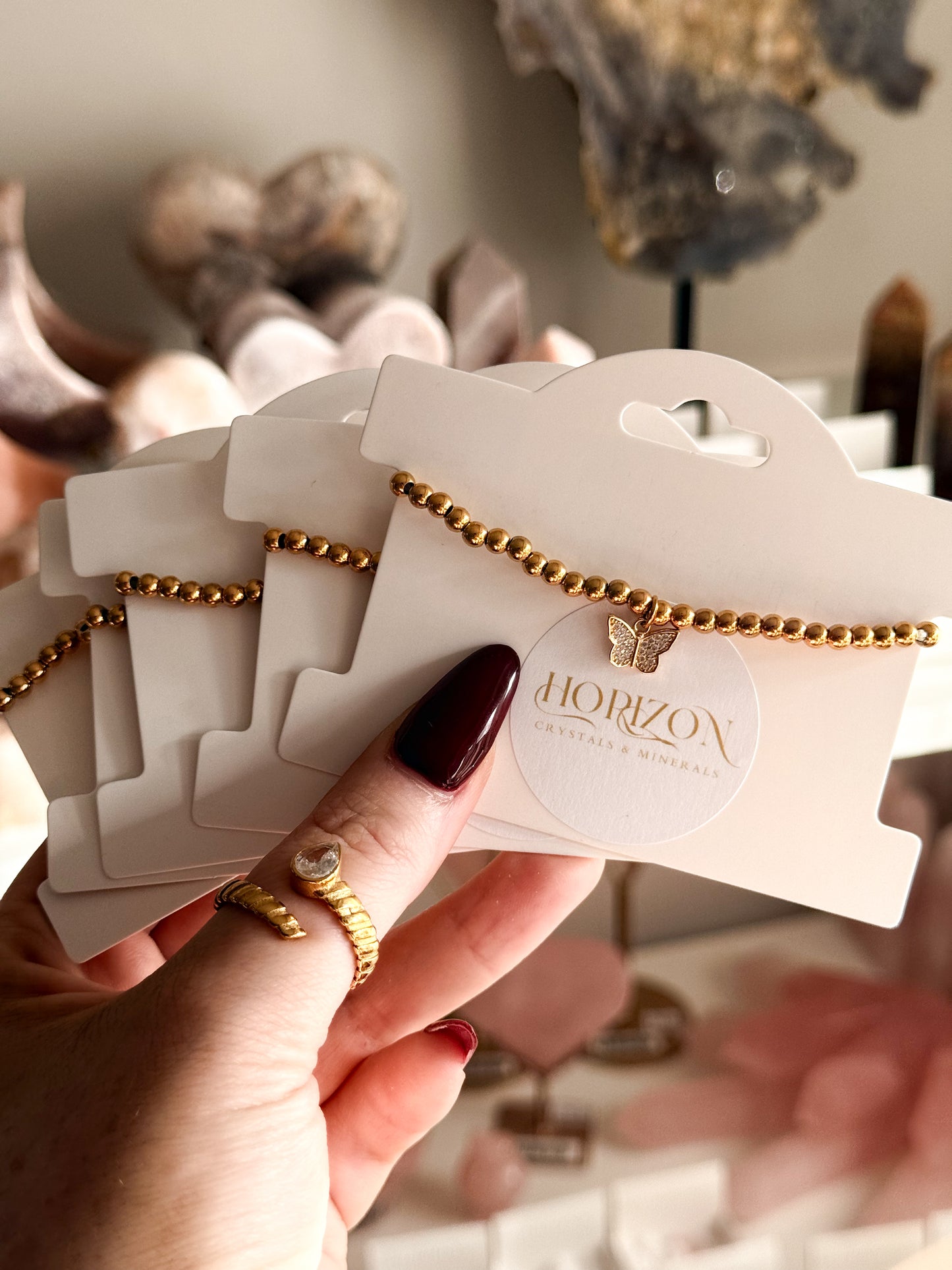 Stainless Steel Bracelet - Butterfly Charm