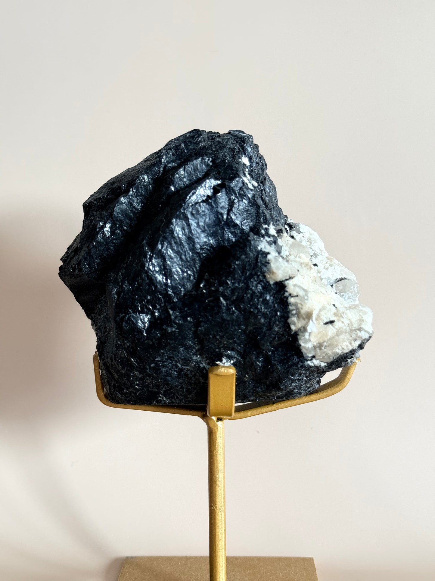 Tourmaline Specimen & Custom Stand