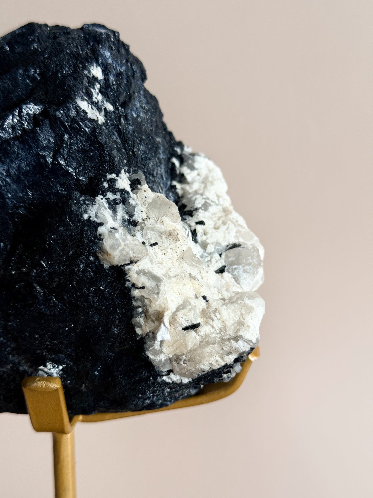 Tourmaline Specimen & Custom Stand